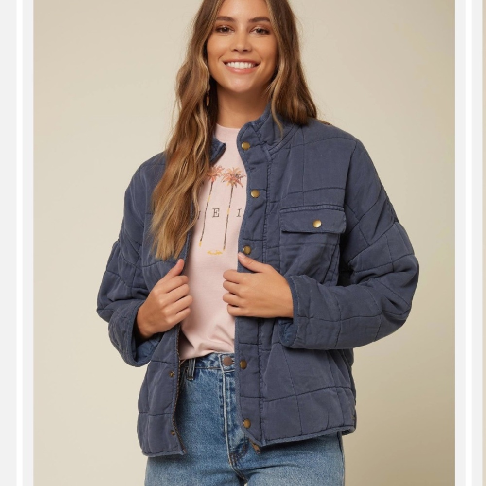 O'Neill Blue Quilted Jacket